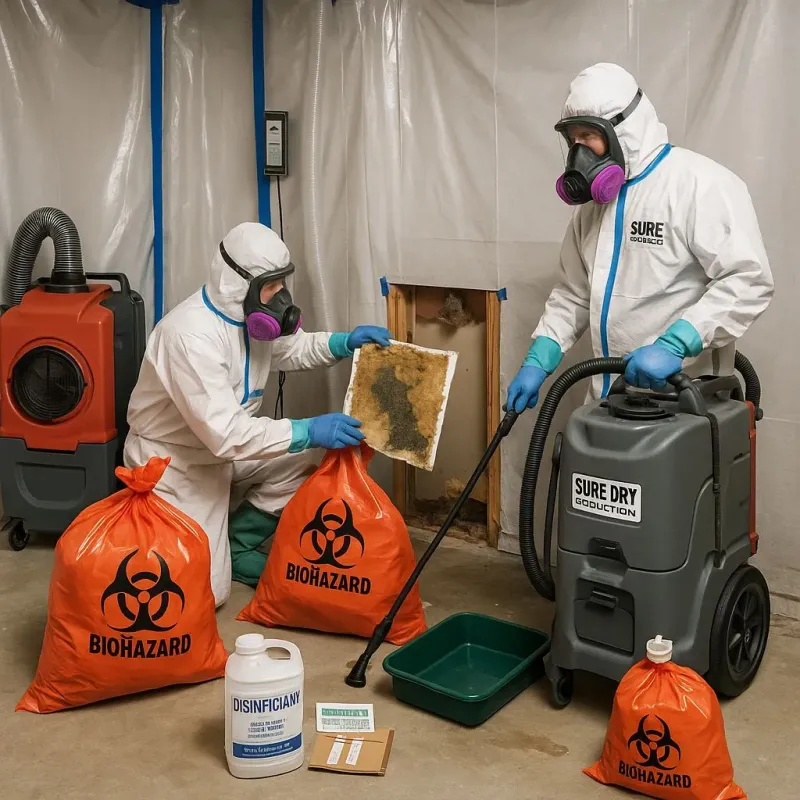 Contaminated Water Handling Protocols process in Lorenzo, TX